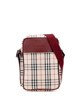 Burberry Pre-Owned: Коричневая сумка через плечо 