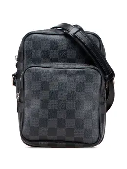 Louis Vuitton Pre-Owned: Чёрная сумка через плечо 