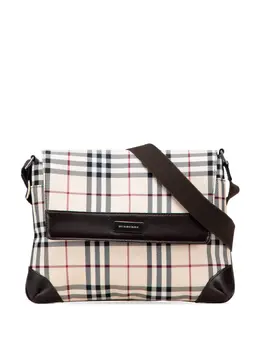 Burberry Pre-Owned: Коричневая сумка через плечо 