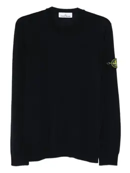 Stone Island: Голубой свитер 