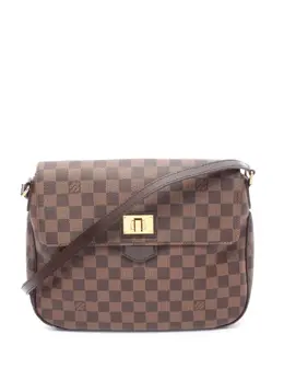 Louis Vuitton Pre-Owned: Коричневая сумка через плечо 