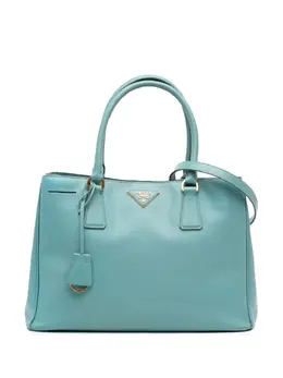 Prada Pre-Owned: Голубая сумка 
