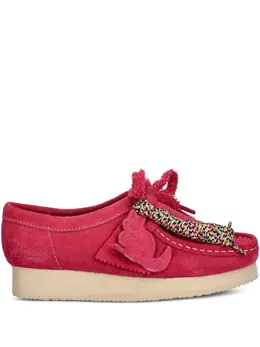 Clarks Originals: Розовые лоферы 