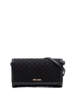 Prada Pre-Owned: Чёрный кошелёк 