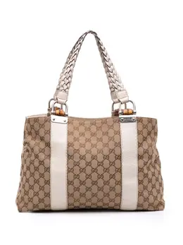 Gucci Pre-Owned: Коричневая сумка-шоппер 