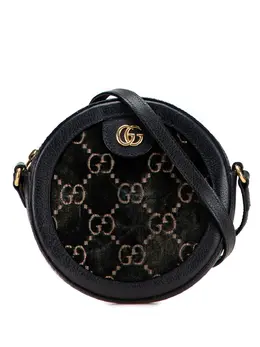 Gucci Pre-Owned: Чёрная сумка через плечо 