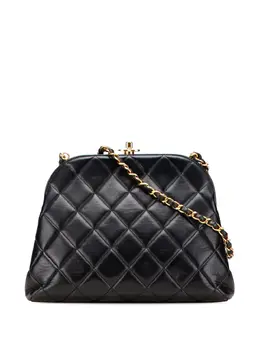 CHANEL Pre-Owned: Чёрная сумка через плечо 