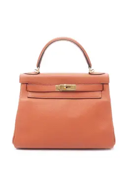 Hermès Pre-Owned: Оранжевая сумка 