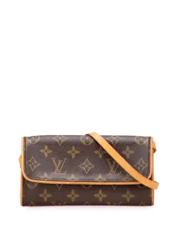 Louis Vuitton Pre-Owned: Коричневая сумка через плечо 