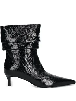 Michael Michael Kors: Чёрные ботинки 