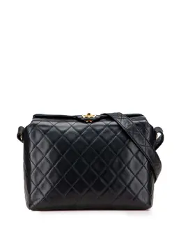 CHANEL Pre-Owned: Чёрная сумка через плечо 