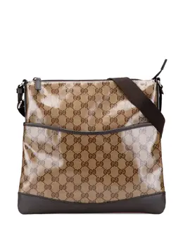 Gucci Pre-Owned: Коричневая сумка через плечо 