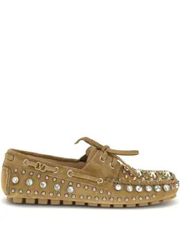 Valentino Garavani: Светлые лоферы 