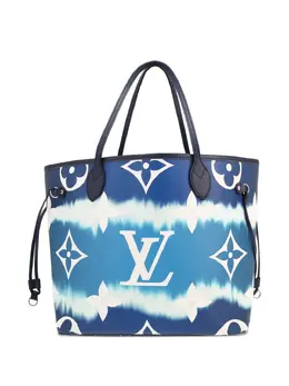 Louis Vuitton Pre-Owned: Голубая сумка-шоппер 