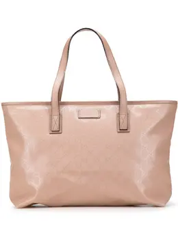 Gucci Pre-Owned: Коричневая сумка-шоппер 