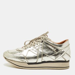 Jimmy Choo: Бежевые кроссовки  Miami