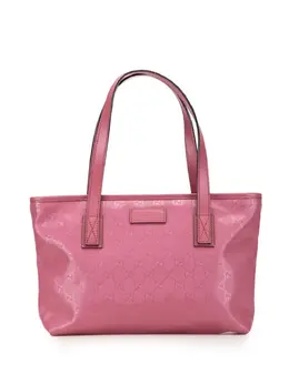 Gucci Pre-Owned: Розовая сумка-шоппер 