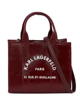 Karl Lagerfeld: Красная сумка-шоппер  Rue St Guillaume
