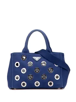 Prada Pre-Owned: Голубая сумка 