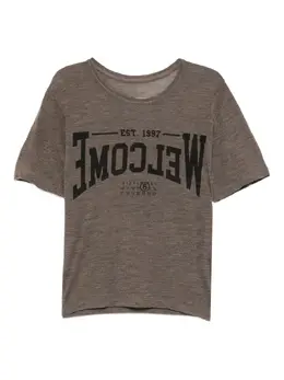 MM6 Maison Margiela: Футболка из шерсти 