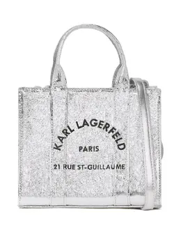 Karl Lagerfeld: Блестящая сумка-шоппер 