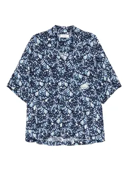 Alexander McQueen: Рубашка с принтом 