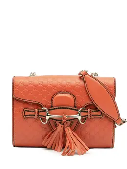 Gucci Pre-Owned: Оранжевая сумка через плечо 