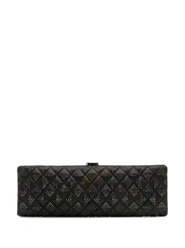 CHANEL Pre-Owned: Чёрный клатч 