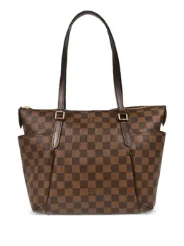 Louis Vuitton Pre-Owned: Тёмная сумка-шоппер 