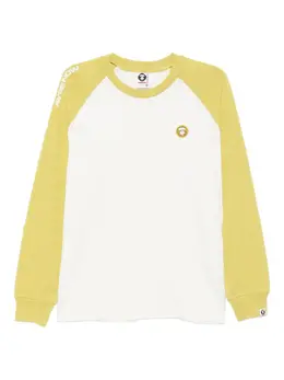 AAPE BY *A BATHING APE®: Футболка с рукавом реглан 