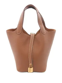 Hermès Pre-Owned: Коричневая сумка-шоппер 