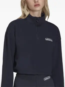 adidas: Синий свитшот 