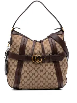 Gucci Pre-Owned: Коричневая сумка 