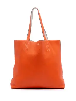 Hermès Pre-Owned: Оранжевая сумка-шоппер 