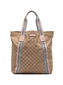 Gucci Pre-Owned: Коричневая сумка-шоппер 