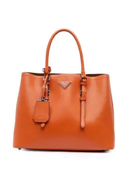 Prada Pre-Owned: Оранжевая сумка 