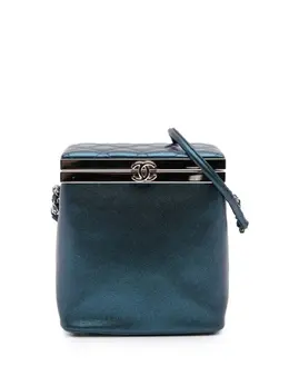 CHANEL Pre-Owned: Голубая сумка 
