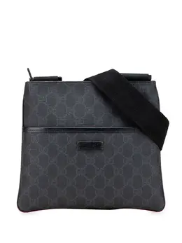 Gucci Pre-Owned: Чёрная сумка через плечо 