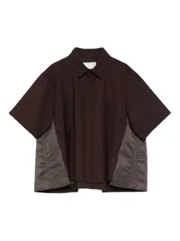 sacai: Рубашка с коротким рукавом 