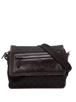 Gucci Pre-Owned: Коричневая сумка через плечо 