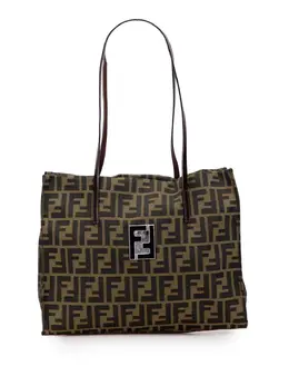 Fendi Pre-Owned: Коричневая сумка-шоппер 