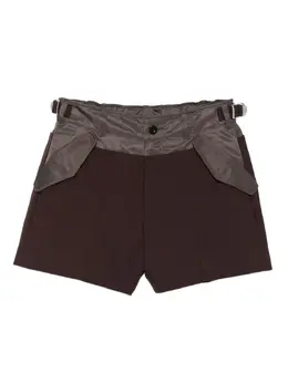 sacai: Коричневые шорты 