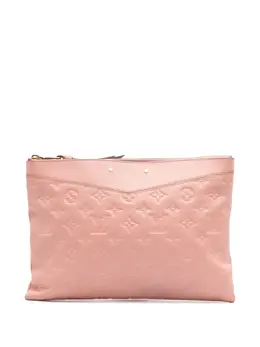 Louis Vuitton Pre-Owned: Розовый клатч 