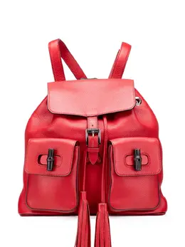 Gucci Pre-Owned: Красный рюкзак 