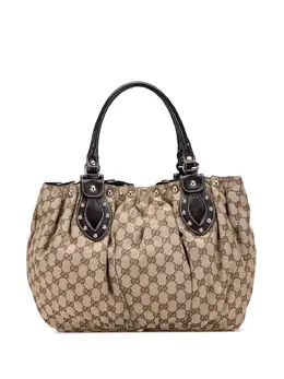 Gucci Pre-Owned: Коричневая сумка-шоппер 