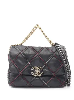 CHANEL Pre-Owned: Голубая сумка 