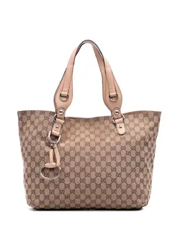Gucci Pre-Owned: Коричневая сумка-шоппер 