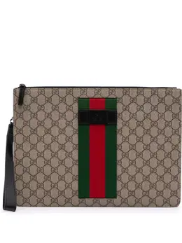 Gucci Pre-Owned: Коричневый клатч 