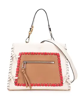 Fendi Pre-Owned: Двухцветная сумка 