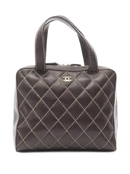 CHANEL Pre-Owned: Тёмная сумка 